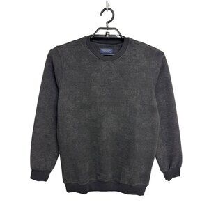 Marco Donateli Men's Dark Gray Long Sleeve Crew Neck Pullover Sweater Size XL